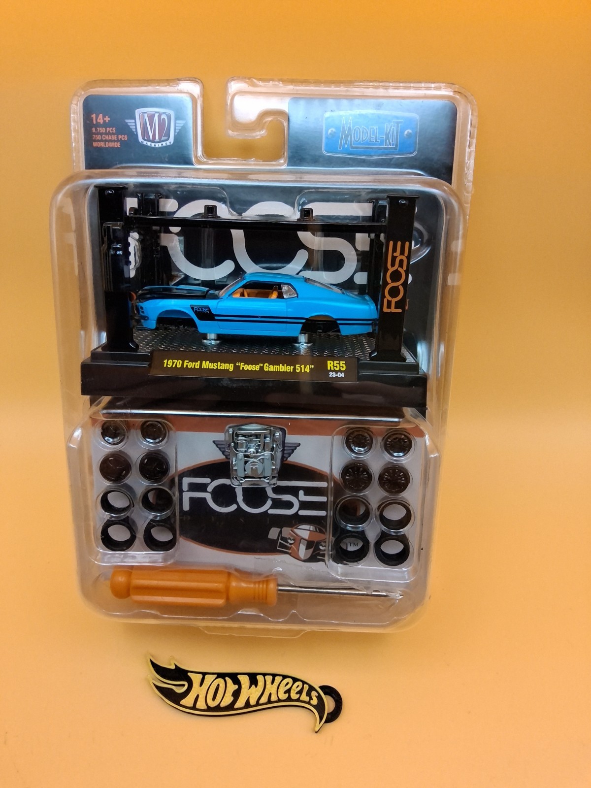M2 Machines Model Kit Foose Design 1970 Ford Mustang Foose Gambler 514 🔥8