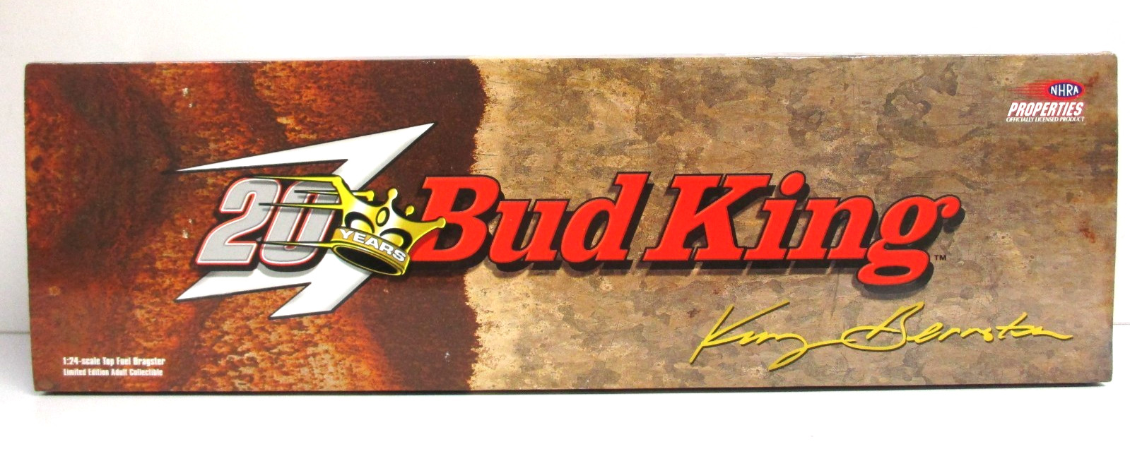 ACTION KENNY BERNSTEIN BUDWEISER KING 20TH ANNIVERSARY TOP FUEL DRAGSTER 1/24