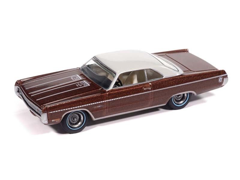 1971 Plymouth Sport Fury GT – Bronze 1:64 Scale Model – Auto World AWSP211B