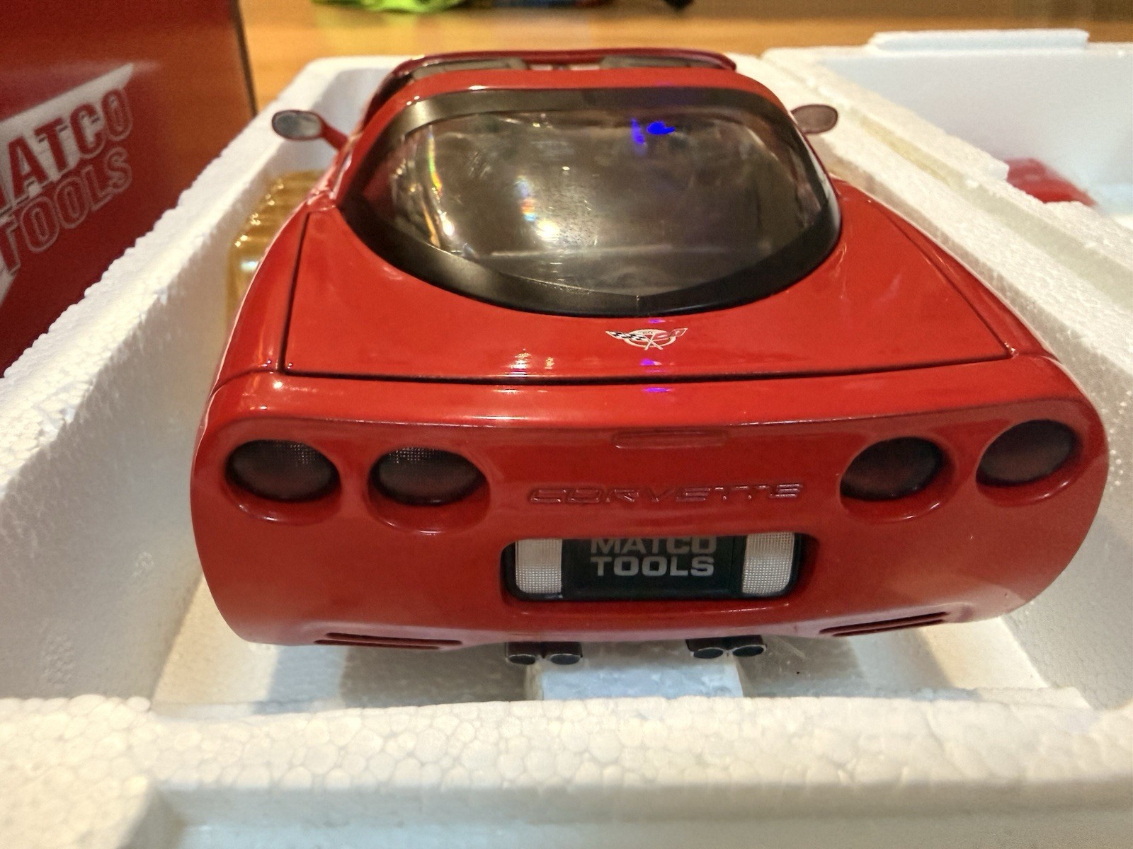 Matco Tools 2003 Corvette 1:18 Scale Red 1 Of 4000 Ertl Racing Champions