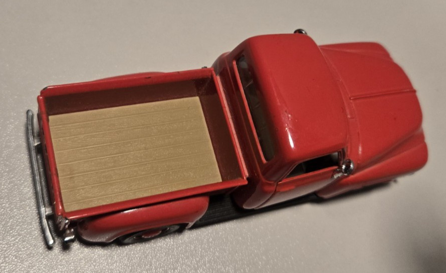 (2) – Ford Diecast Red – 1/32 Scale – Maisto 1953 Pickup – Ertl 1964 1/2 Mustang