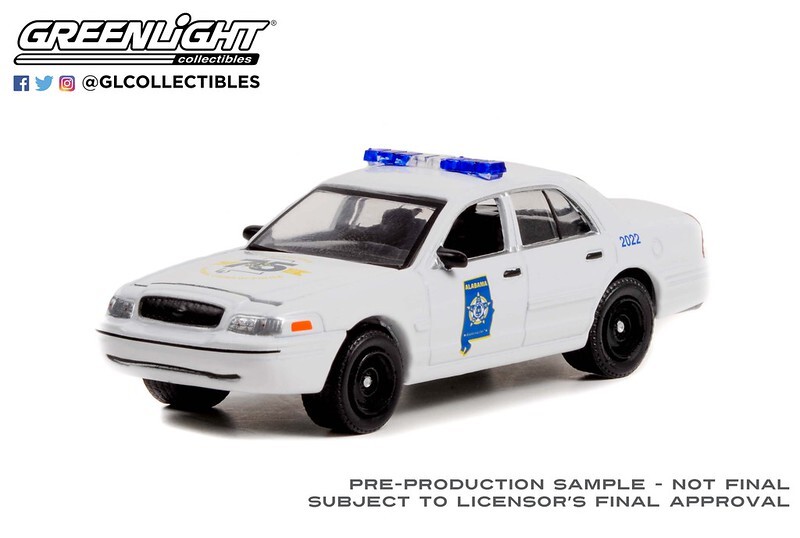 Greenlight 1/64th scale Alabama F.O.P. 2008 Ford Crown Victoria PI