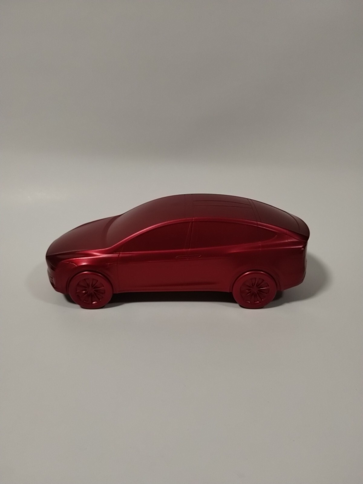 Tesla Model X Plastic Injection Molded Model Elon Musk Gigafactory Red Rare