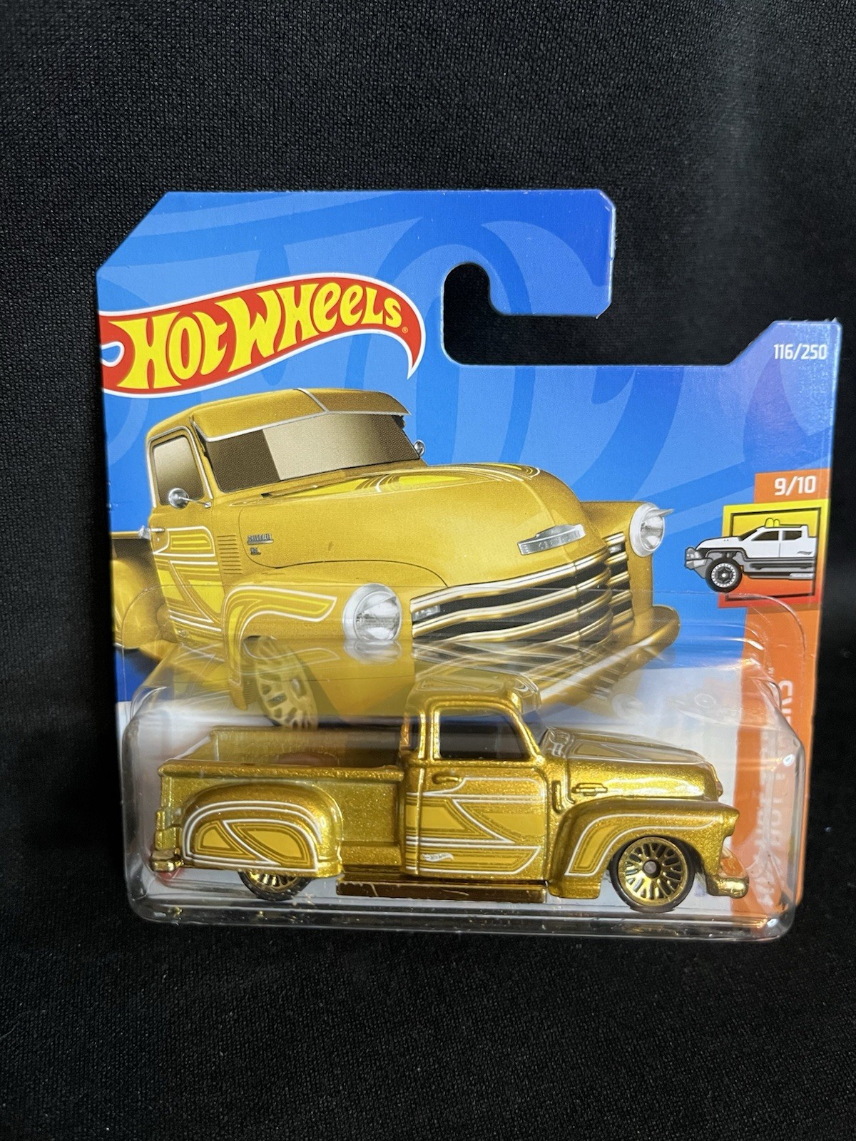 Hot Wheels La Troc Hw Hot Trucks Gold Short Card 1:64 Scale