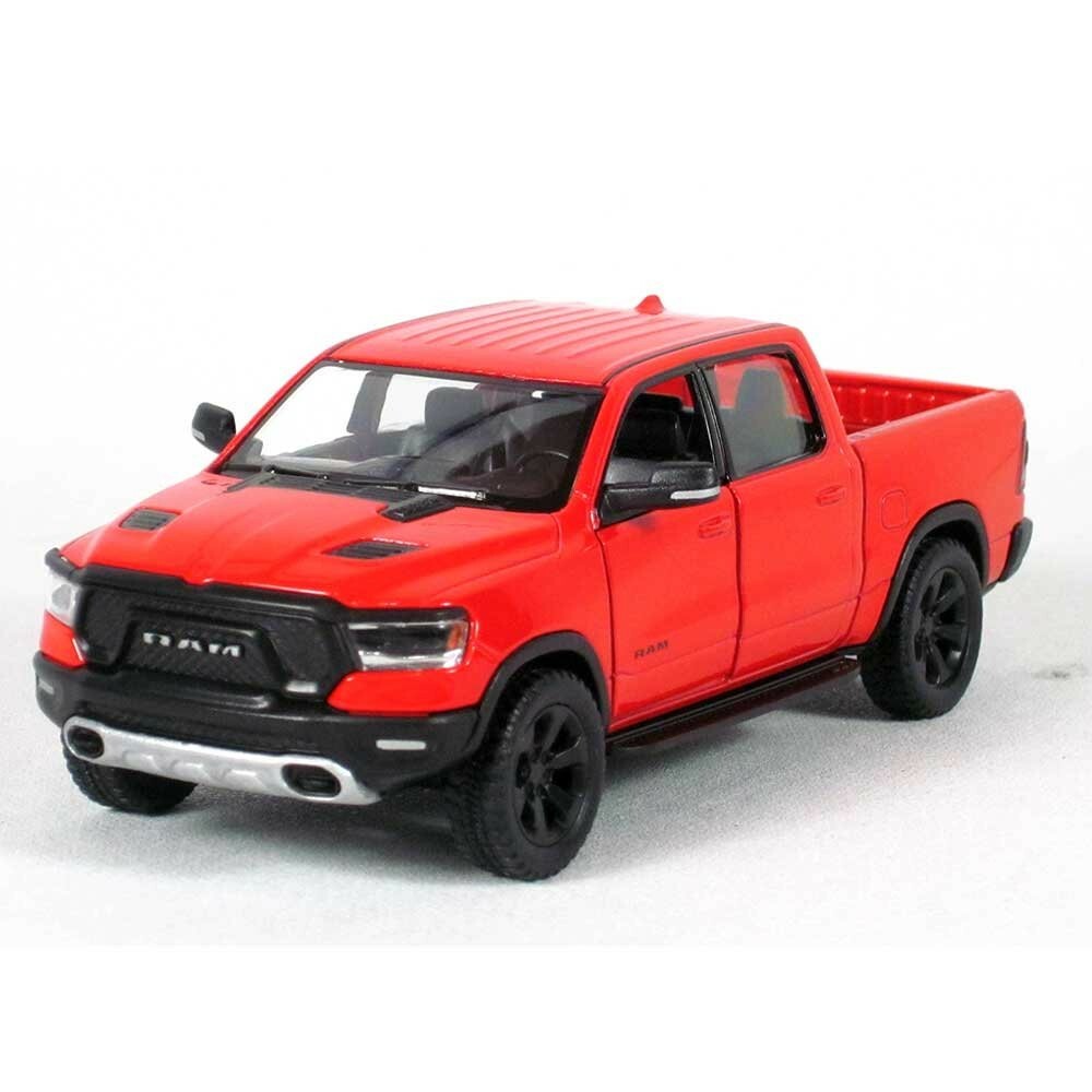 (5413) 5″ Die-cast: 2019 RAM 1500 Pickup Truck (RED) 1/46 Scale