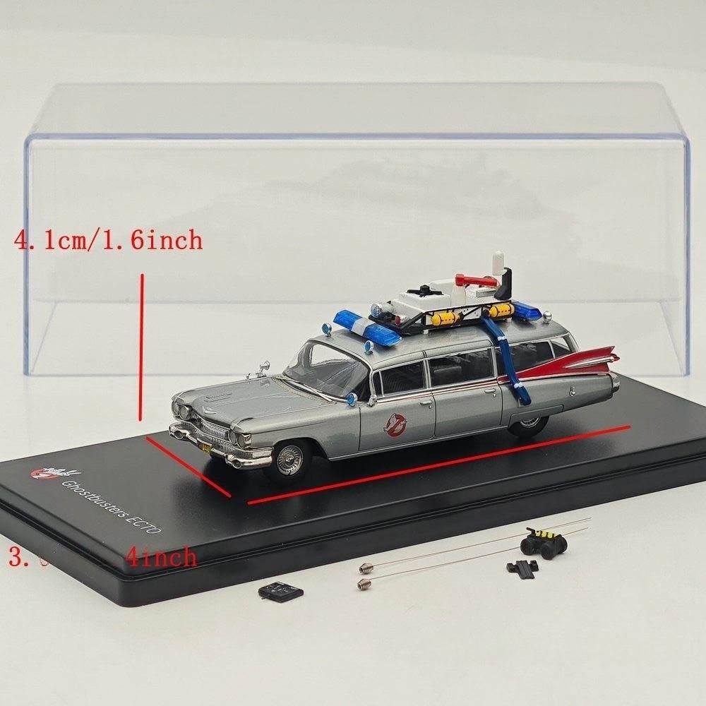 1:64 YS Cadillac Ghostbusters Ecto-1 Varnish Diecast-Ghostbusters Fans Must-Have
