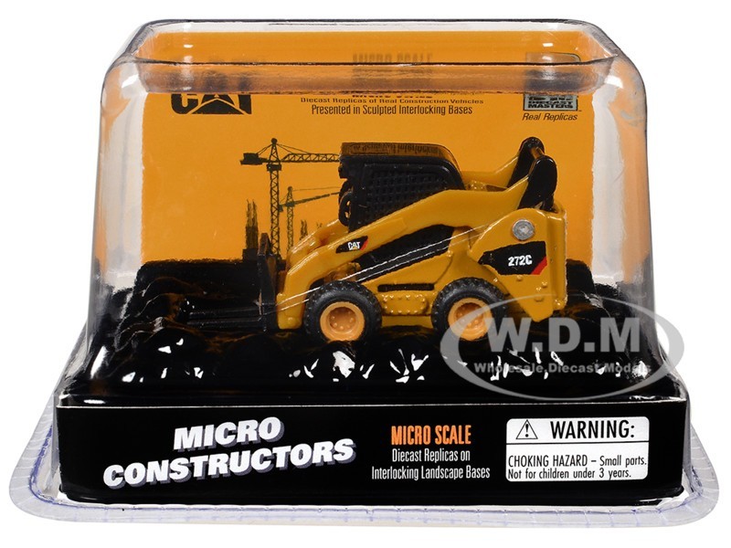 CAT CATERPILLAR 272C SKID STEER LOADER “MICRO” BY DIECAST MASTERS 85728CS