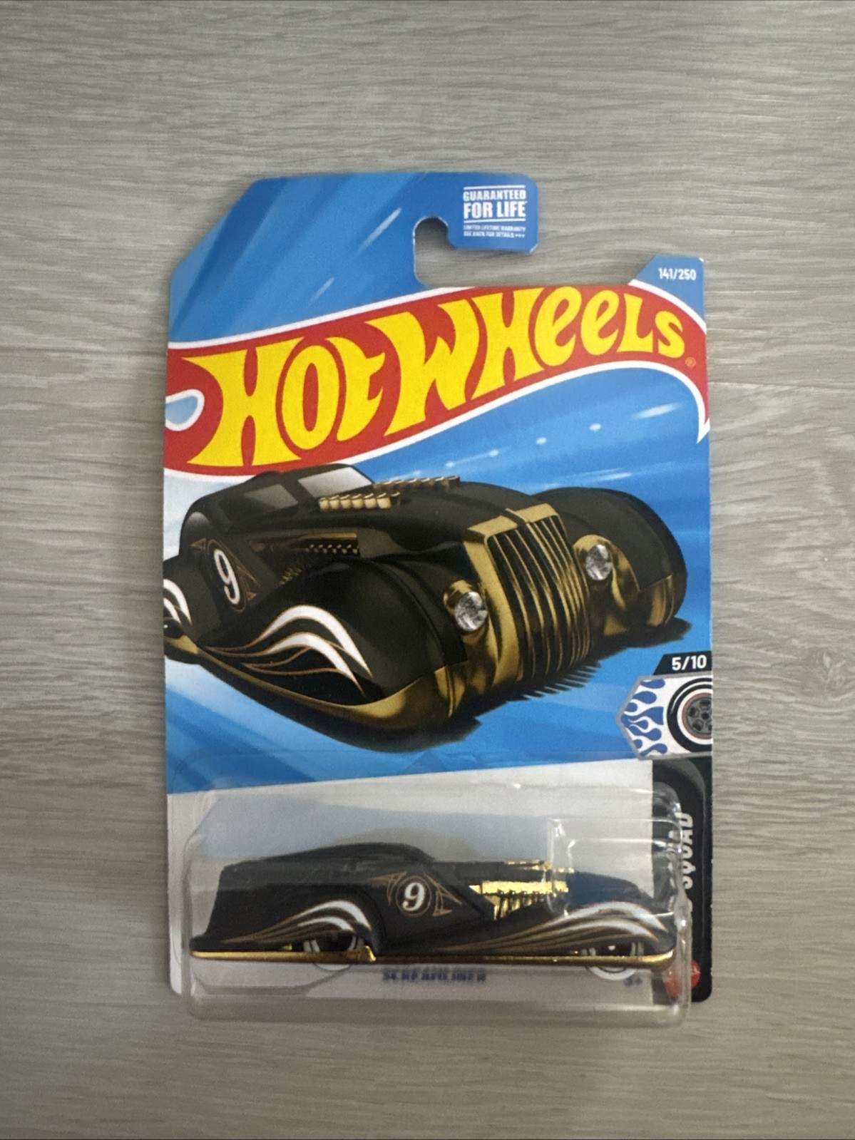Hot Wheels Screamliner HW Rod Squad Series #5/10 Black Diecast 1:64 Scale New