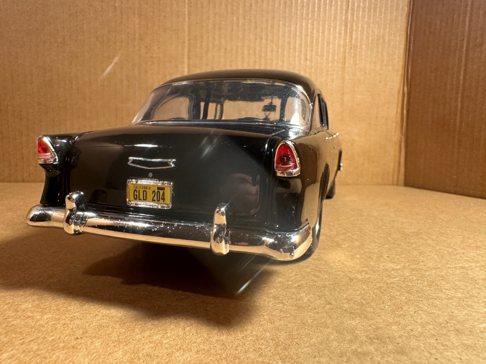 ERTL 1/18 1955 Chevrolet Hot Rod Coupe, Black, From American Graffiti Movie