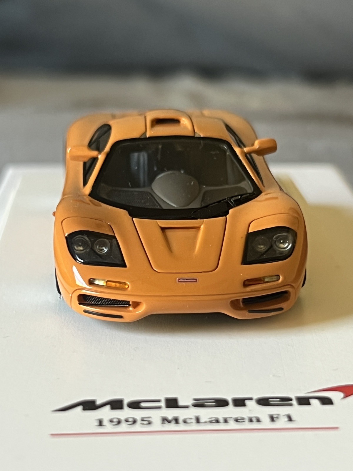 TSM 1:43 McLaren F1 High Mirrors Papaya Orange Diecast Model (TSM134326) RARE
