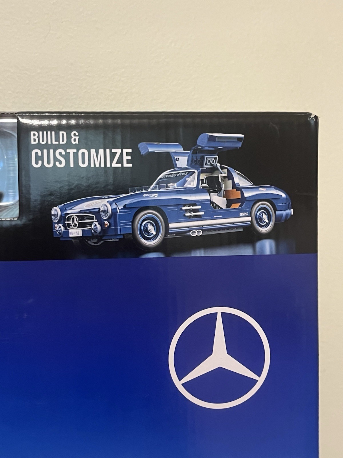 Mattel Brick Shop Hot Wheels Premium Series Building Set Mercedes-Benz 300 SL