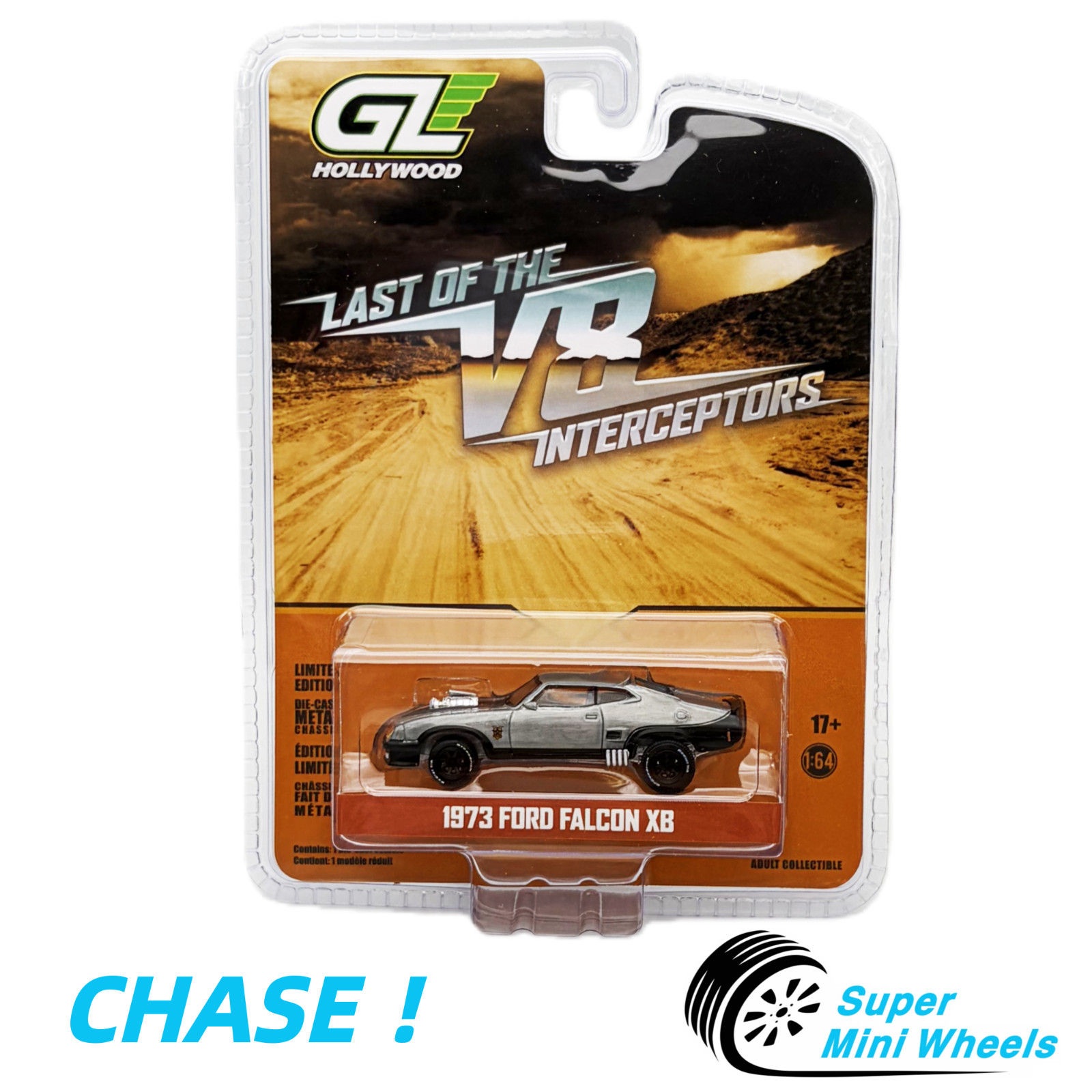 CHASE Greenlight 1:64 Last of The V8 Interceptors 1973 Ford Falcon XB #44770-A