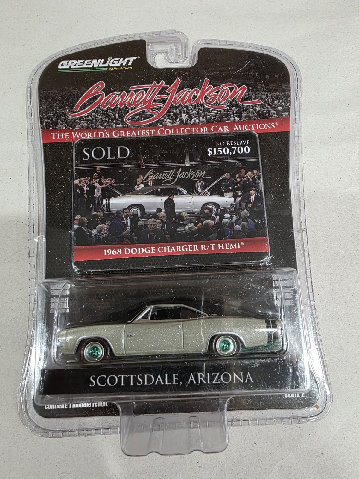 Greenlight Barrett Jackson 1968 Dodge Charger R/T Hemi Chase