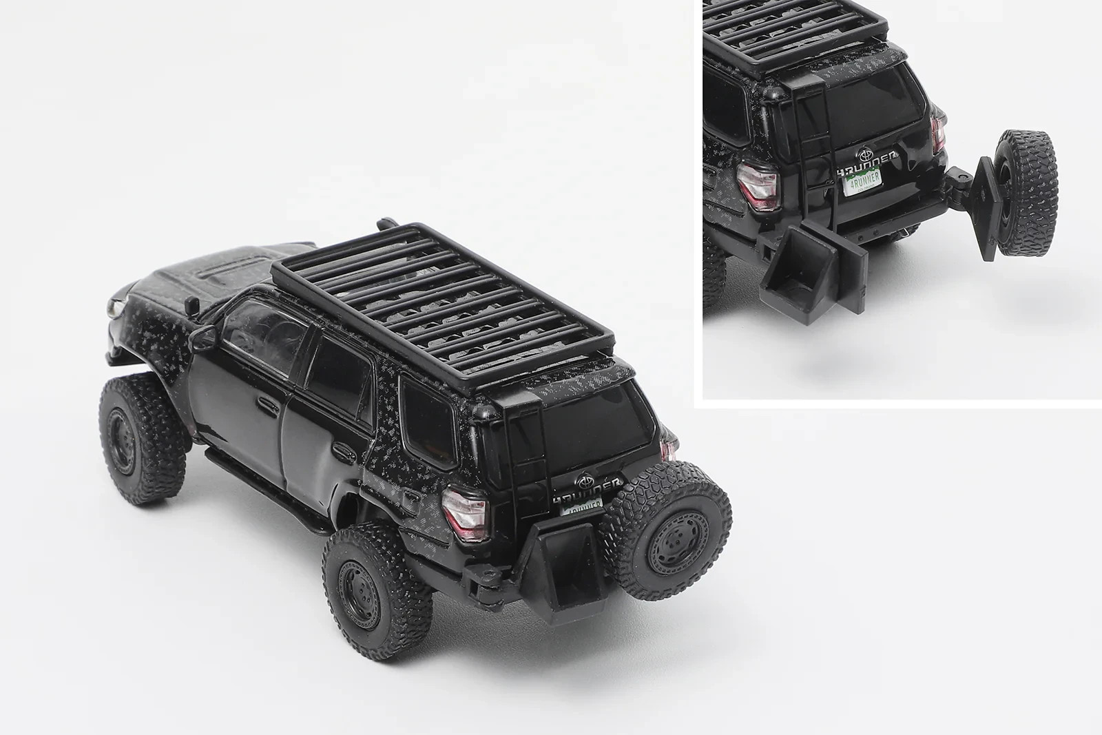 GCD 1:64 Toyota 4Runner TRD PRO Widebody Prerunner Black&Carbon