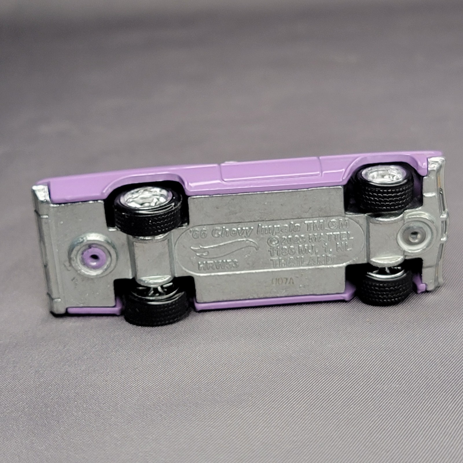 HOT WHEELS PREMIUM FAST AND FURIOUS 1966 Chevy Impala Purple Diecast 1:64 Scale