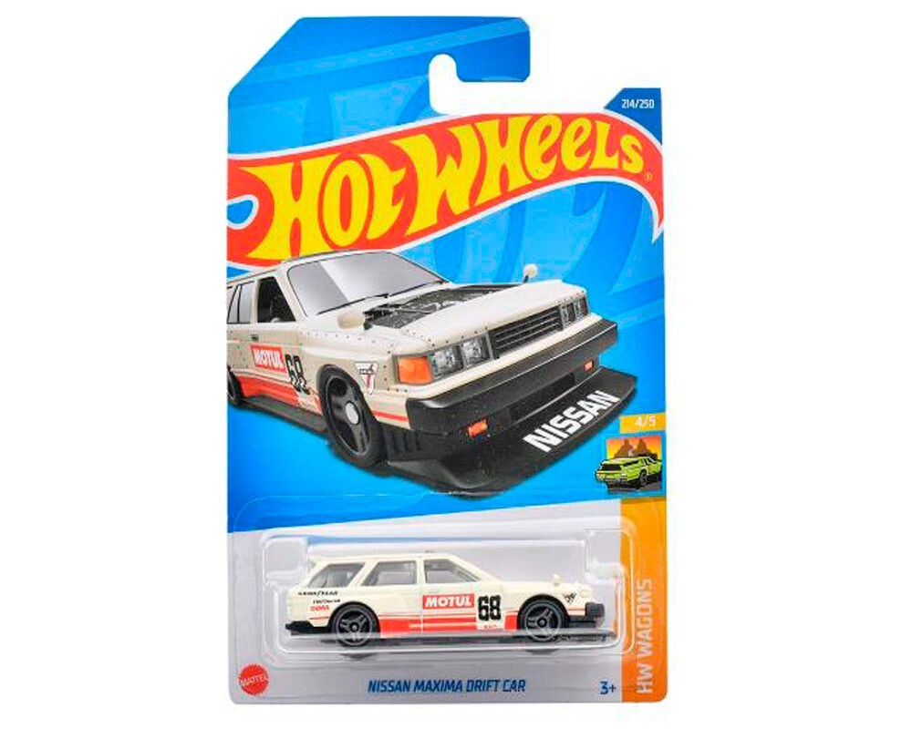 Hot Wheels Nissan Maxima Wagon Drift White HHF55 1/64