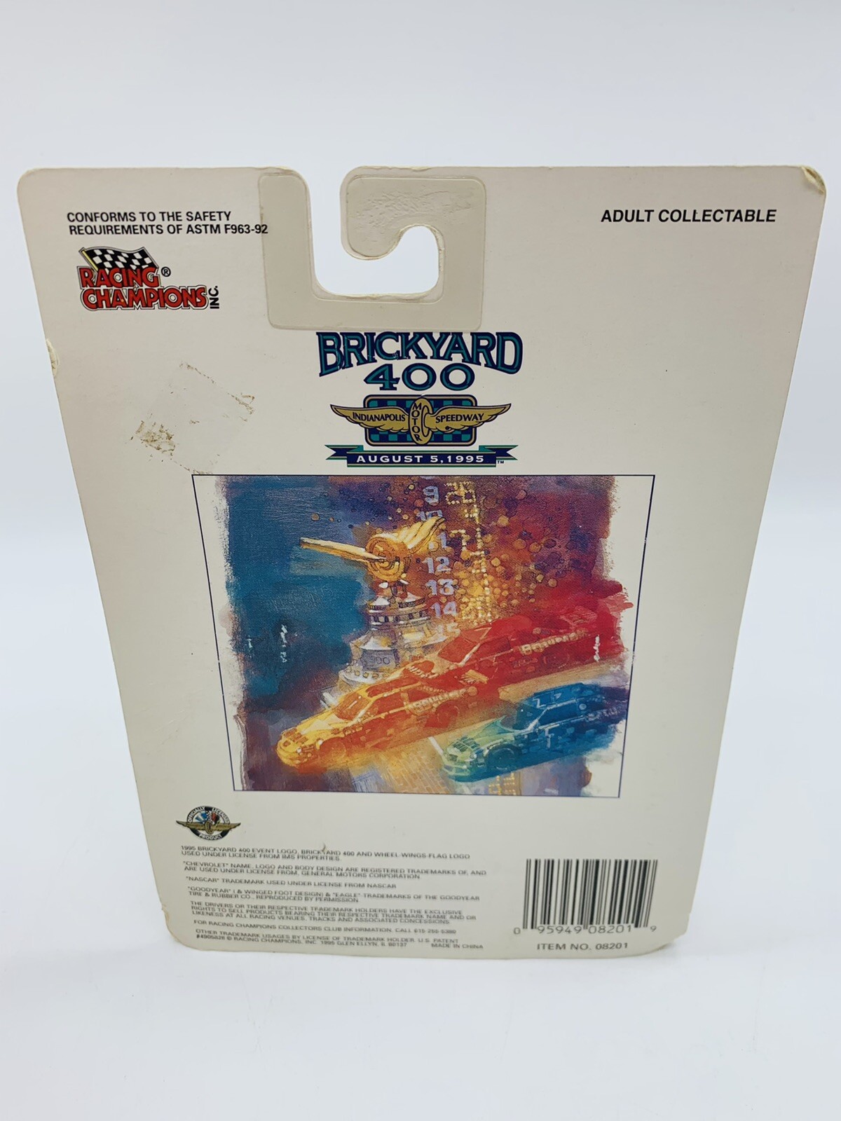 RACING CHAMPIONS, BRICKYARD 400, 8/5/1995, PICK UP TRUCK,NEW IN UNOPENED PACKAGE