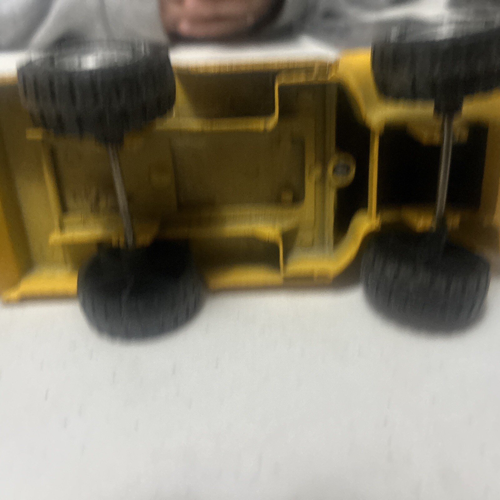 Vintage Gabriel Yellow pressed steel commercial trucks