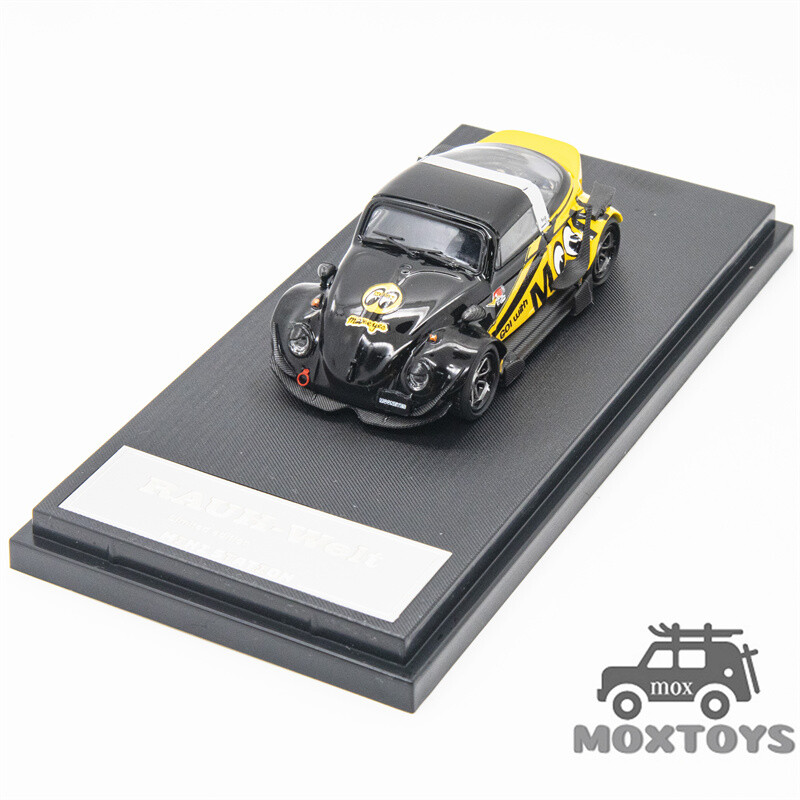 Mini Station 1:64 RWB-Targa Beetle T1 Van Trailer Set Mooneyes Model Car