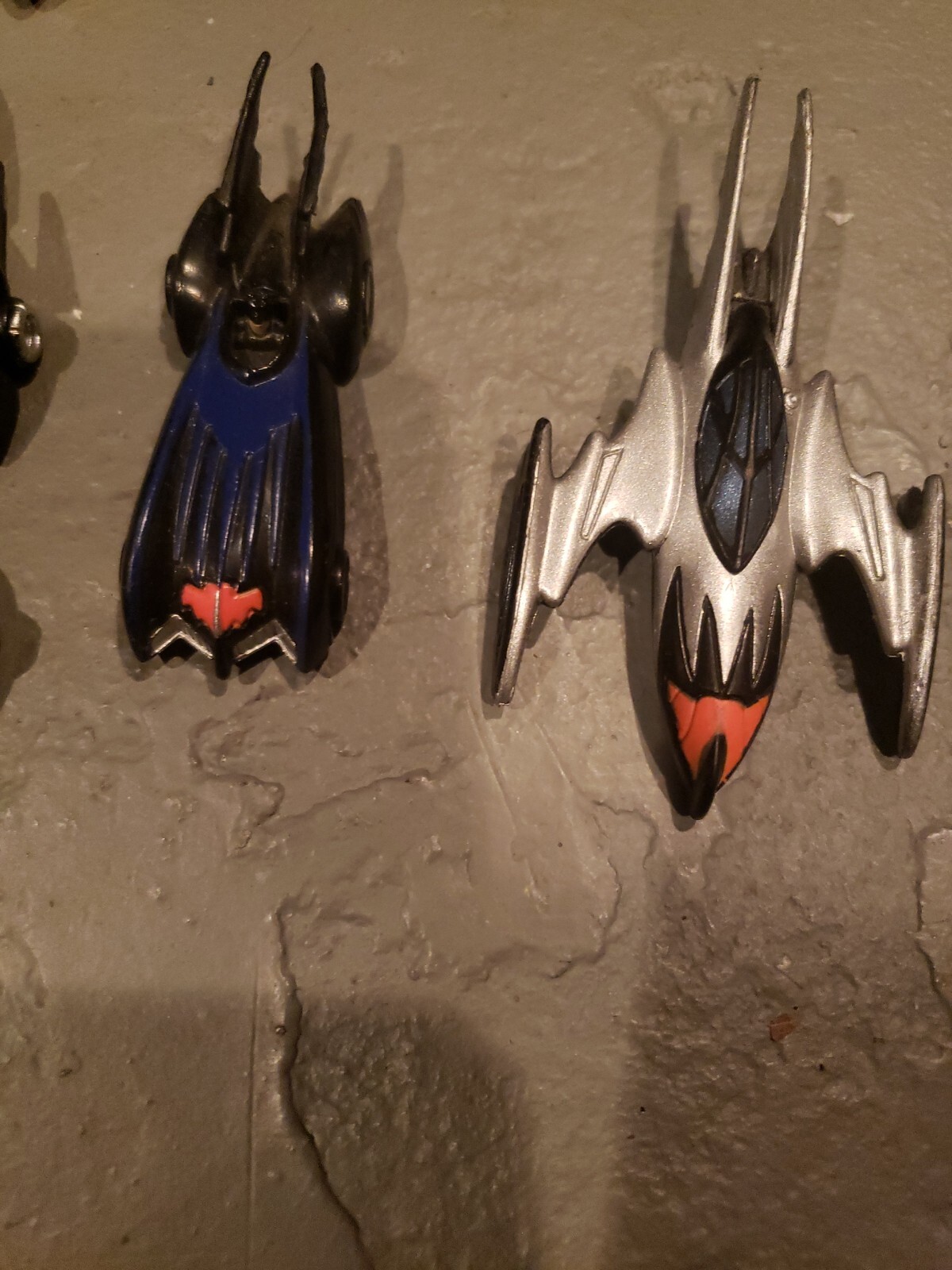 Vintage Batman, 8 Die Cast Vehicles, 4 Plastic, 5 Die-cast and plastic figs