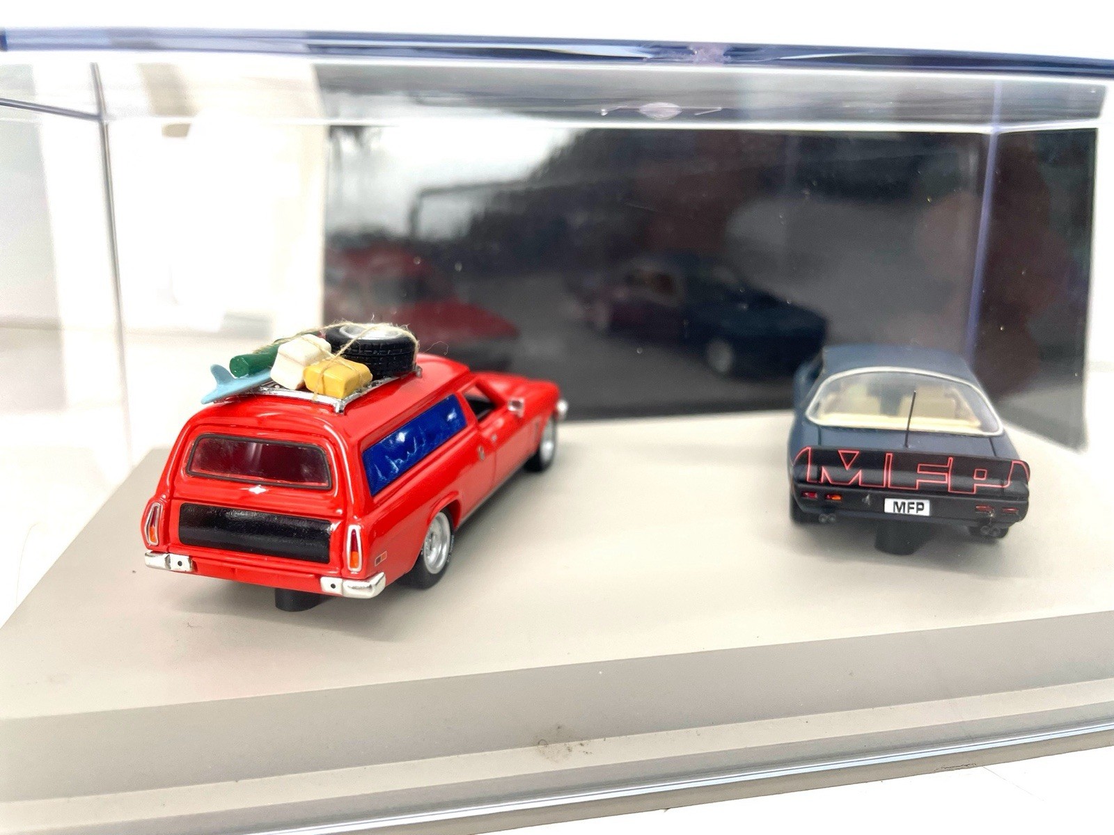 ACE 1/64 MAD MAX NIGHTRIDER MONARO MFP & HJ VAN SET HOLDEN MOVIE RESIN US SHIP