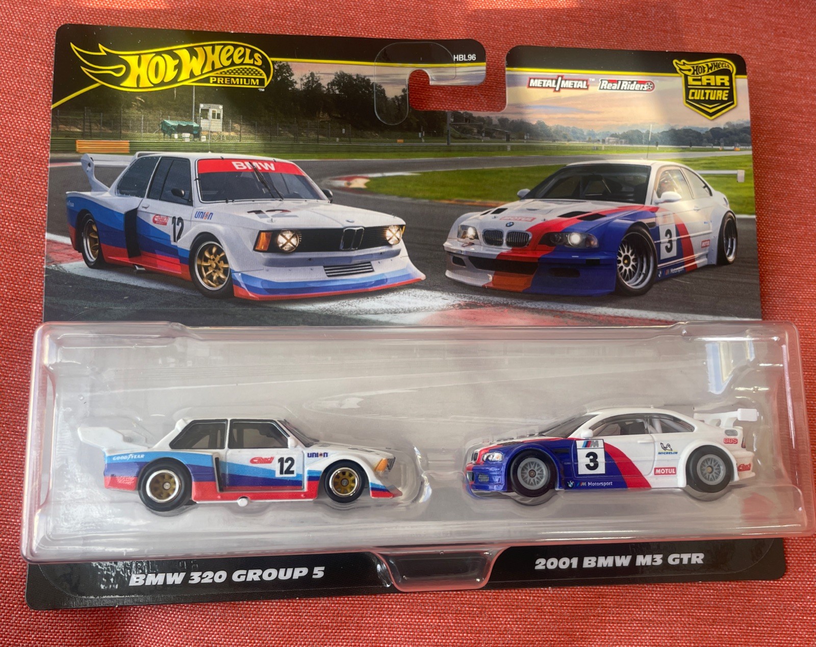 2025 Hot Wheels Premium Car Culture 2 Pack BMW 320 Group 5 & 2001 BMW M3 GTR
