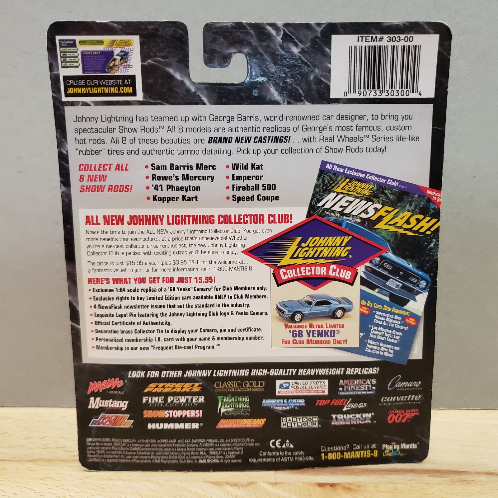 Johnny Lightning Show Rods Kopper Kart Custom Chevy Truck Mirrored Display 1:64