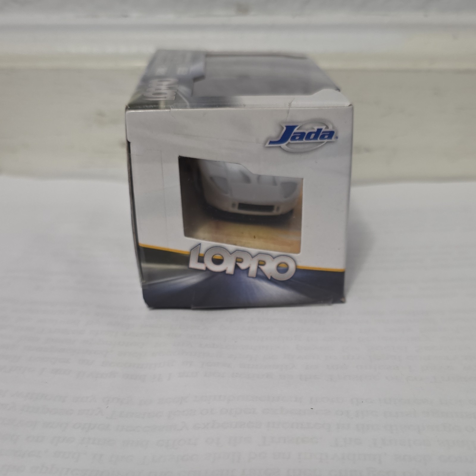 Jada LOPRO 1:64 2005 Ford GT White Diecast Metal Car Unopened Box