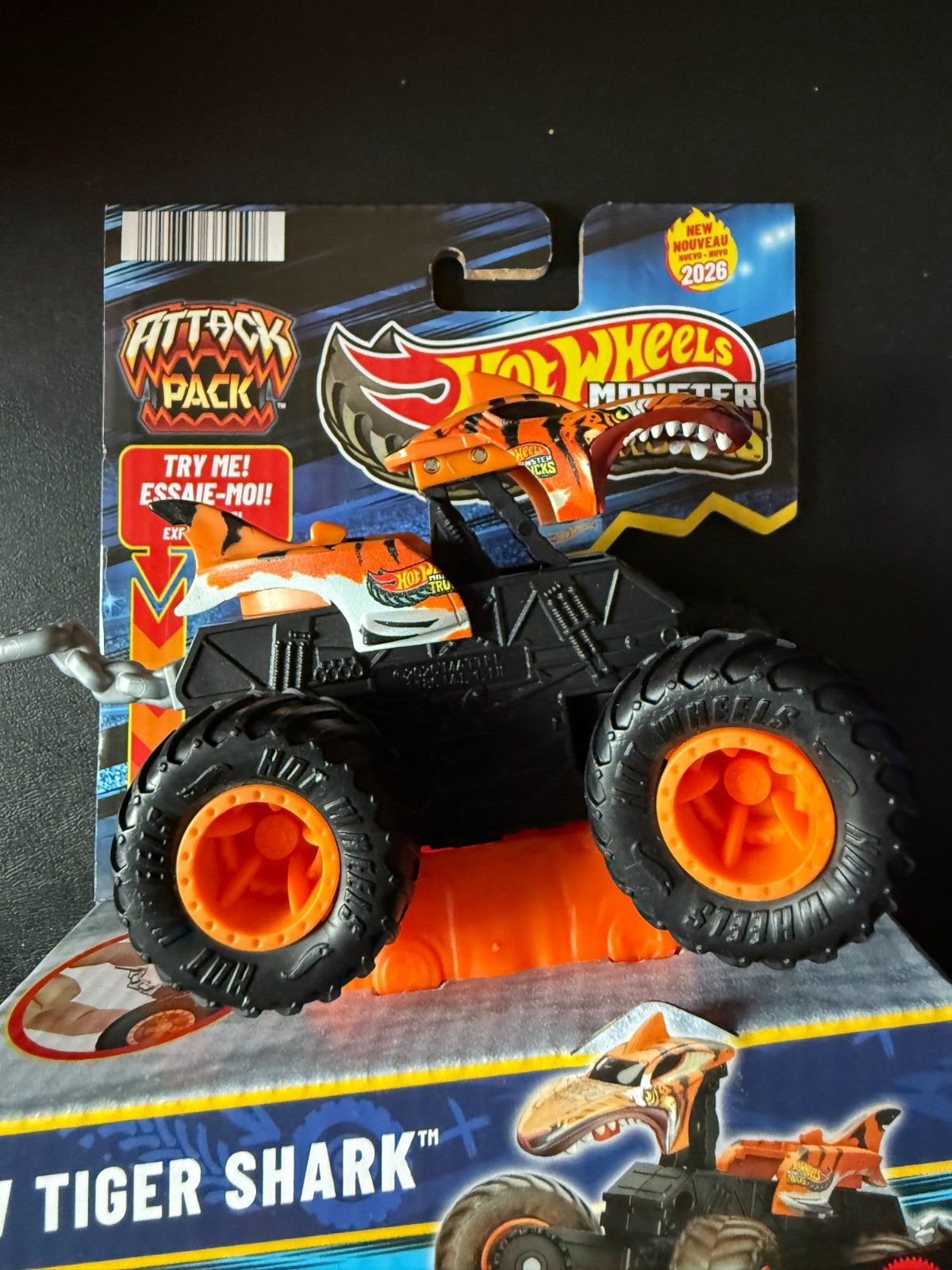 Hot Wheels Monster Trucks Attack Pack HW Tiger Shark