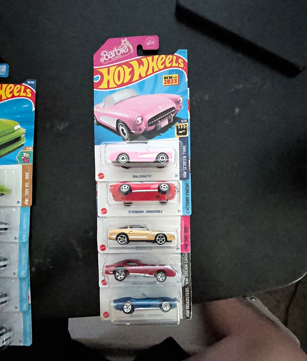 Hot Wheels Barbie The Movie 1:64 1956 Corvette Pink HW Screen Time Unopened