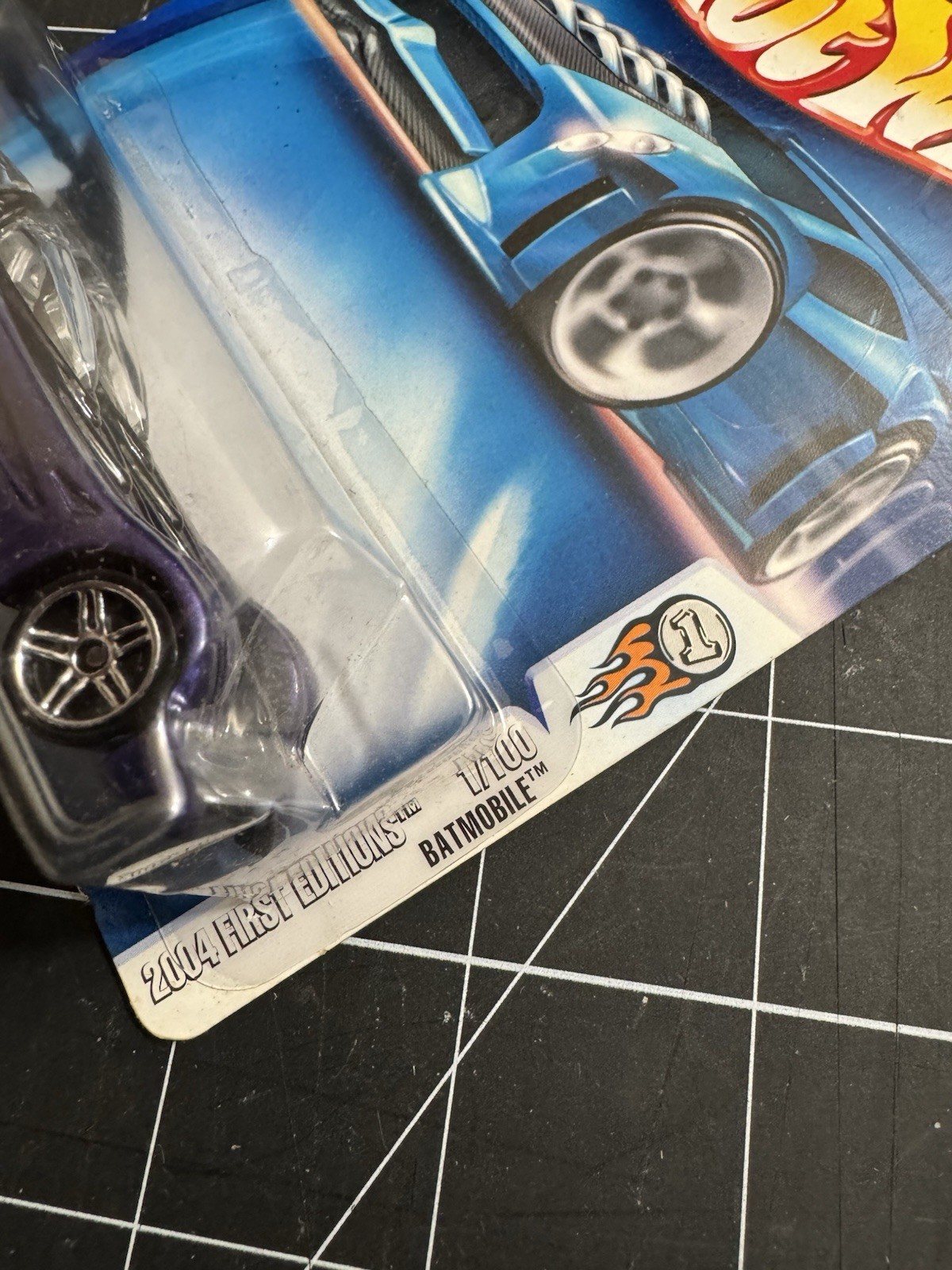 Hot Wheels 2004 First Editions #001 and #031 Batmobile Cars