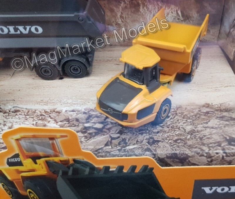 Majorette Volvo 4-Vehicle Construction Set · Brand New · Free UK P&P