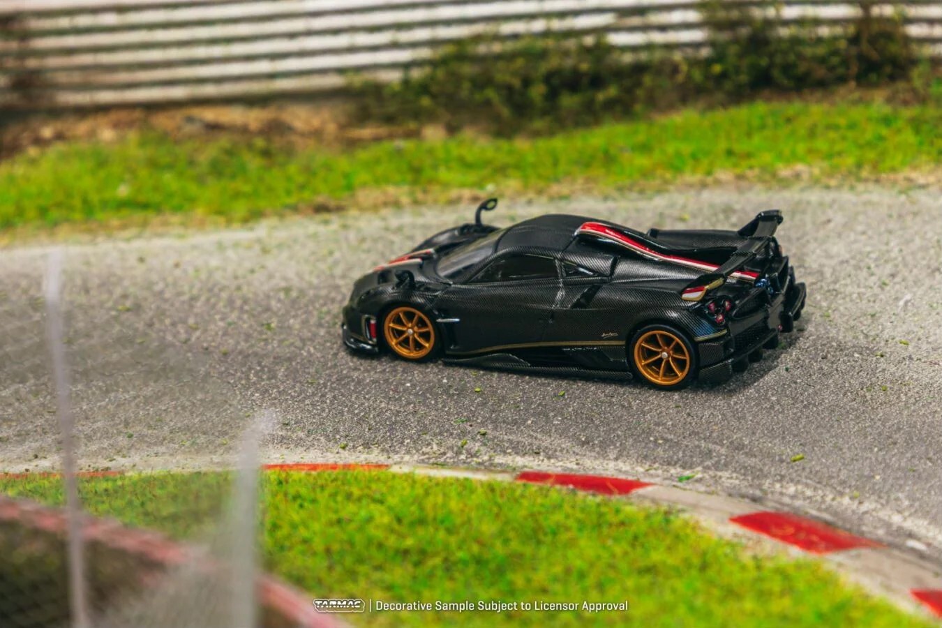 1/64 Tarmac Works Pagani Imola Limited Edition Matt Black Carbon Fiber