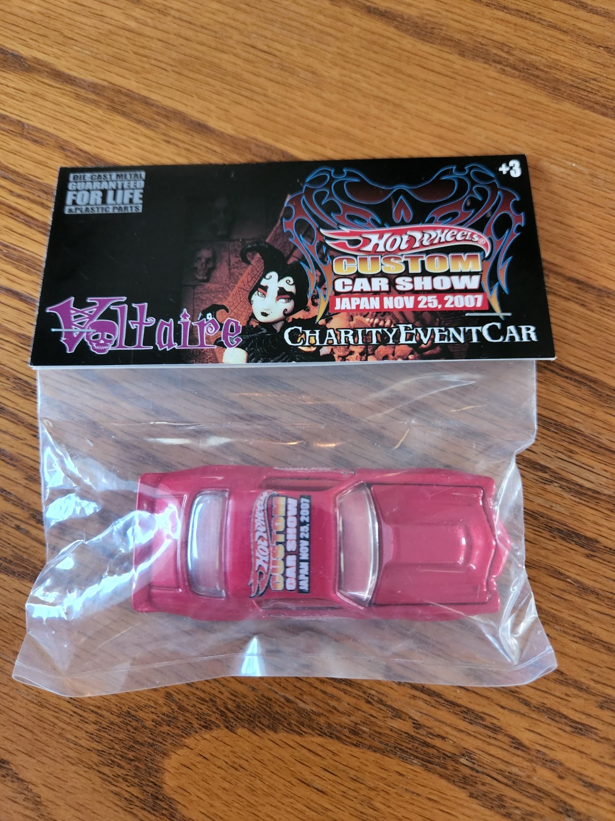 Ultra-limited 1 of 30 Hot Wheels 2007 Japan Red Evening with Voltaire Camaro