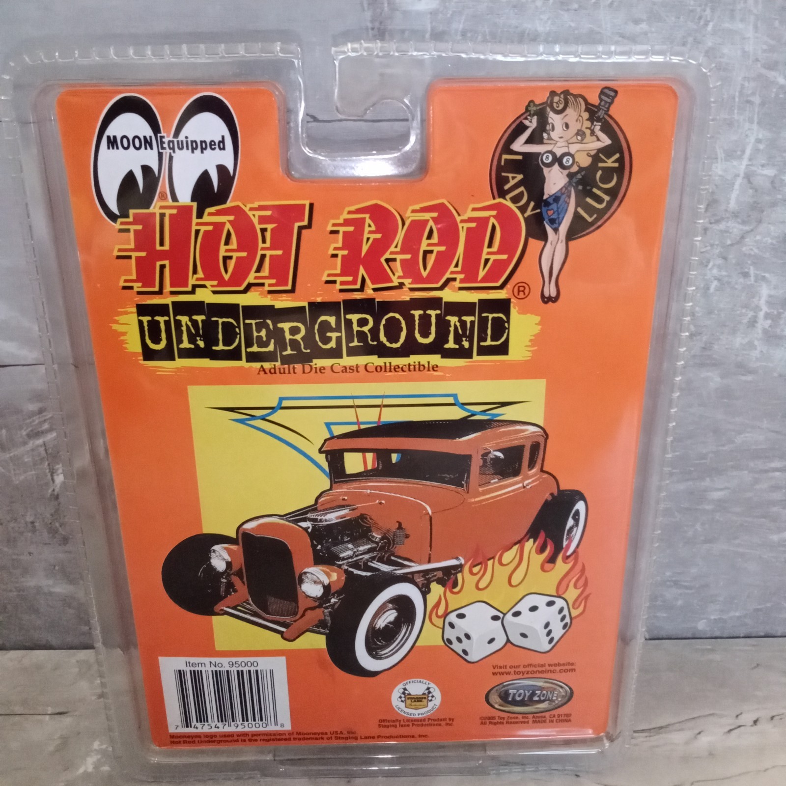 Toy Zone 1:43 Hot Rod Underground 1940 Ford Coupe Off White Diecast 2005