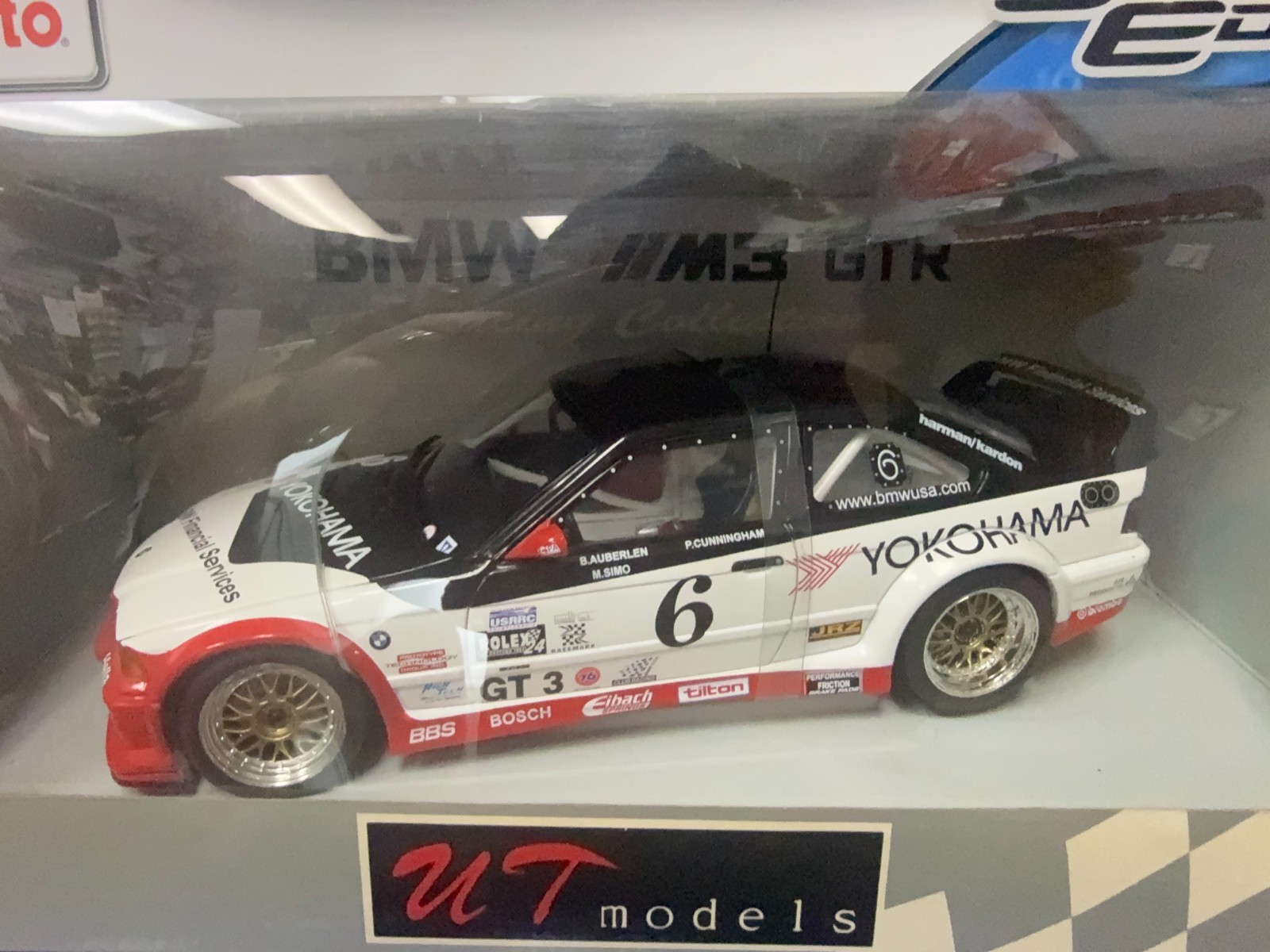 1:18 UT model diecast BMW M3 GTR – Racing collection
