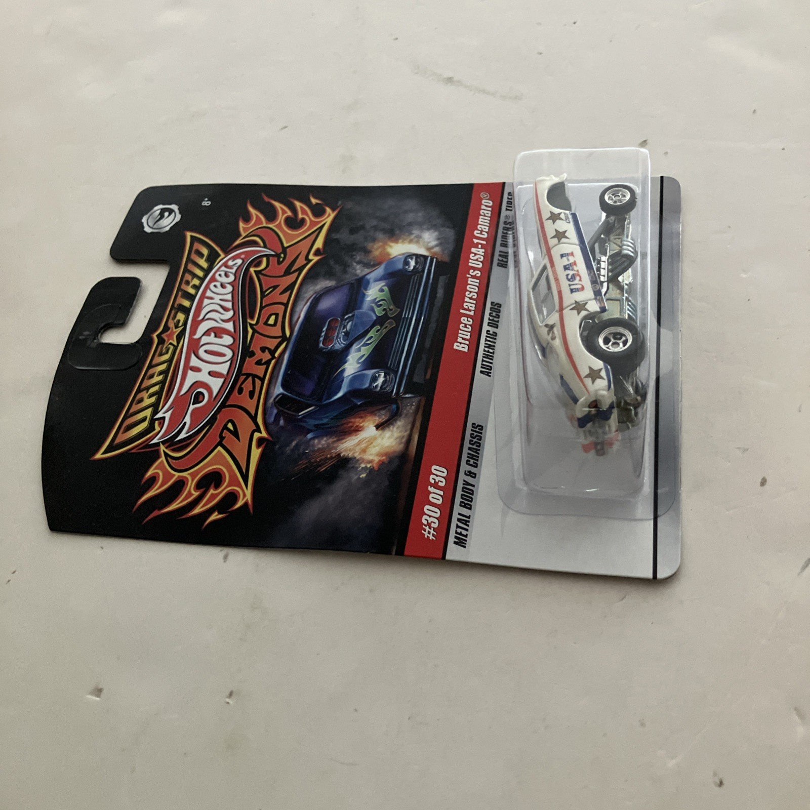 HOT WHEELS Drag Strip Demons Bruce Larson’s USA-1 Camaro 30/30
