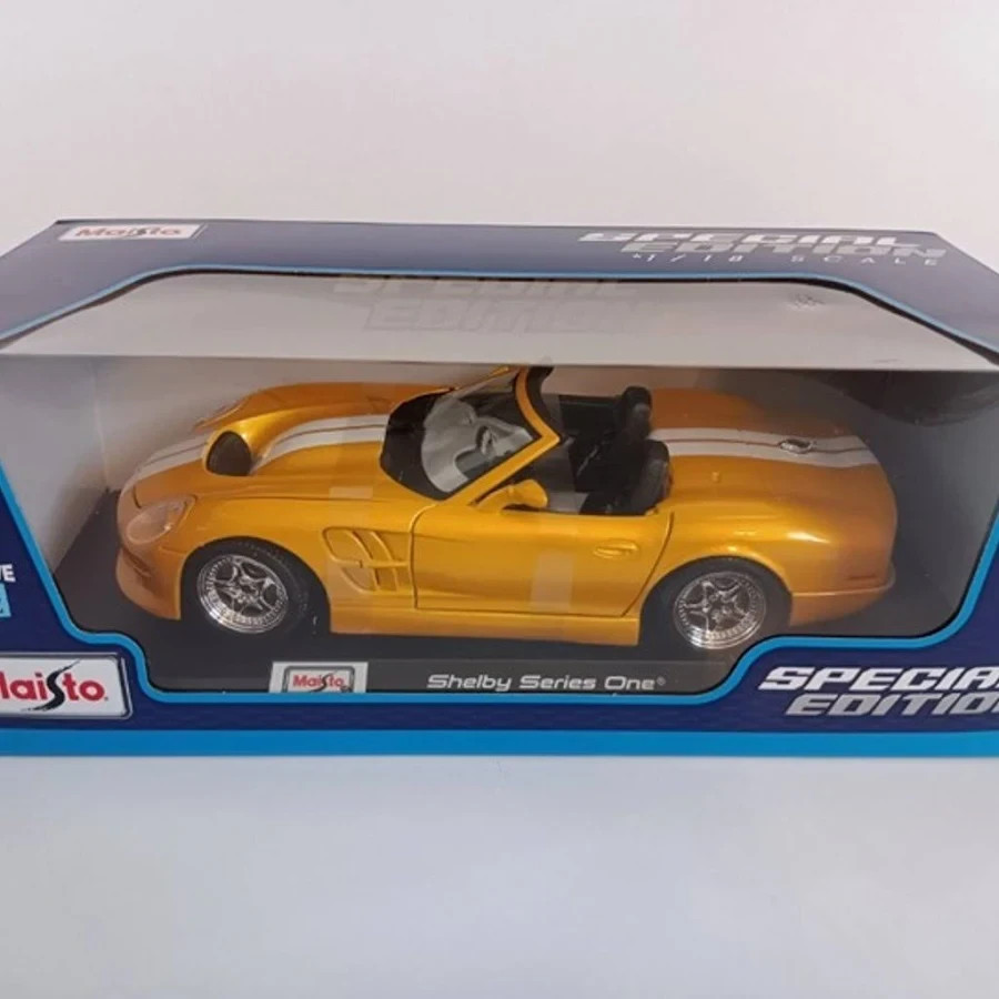 Shelby Series one 1:18 Maisto Exclusive Style Special Edition – Yellow