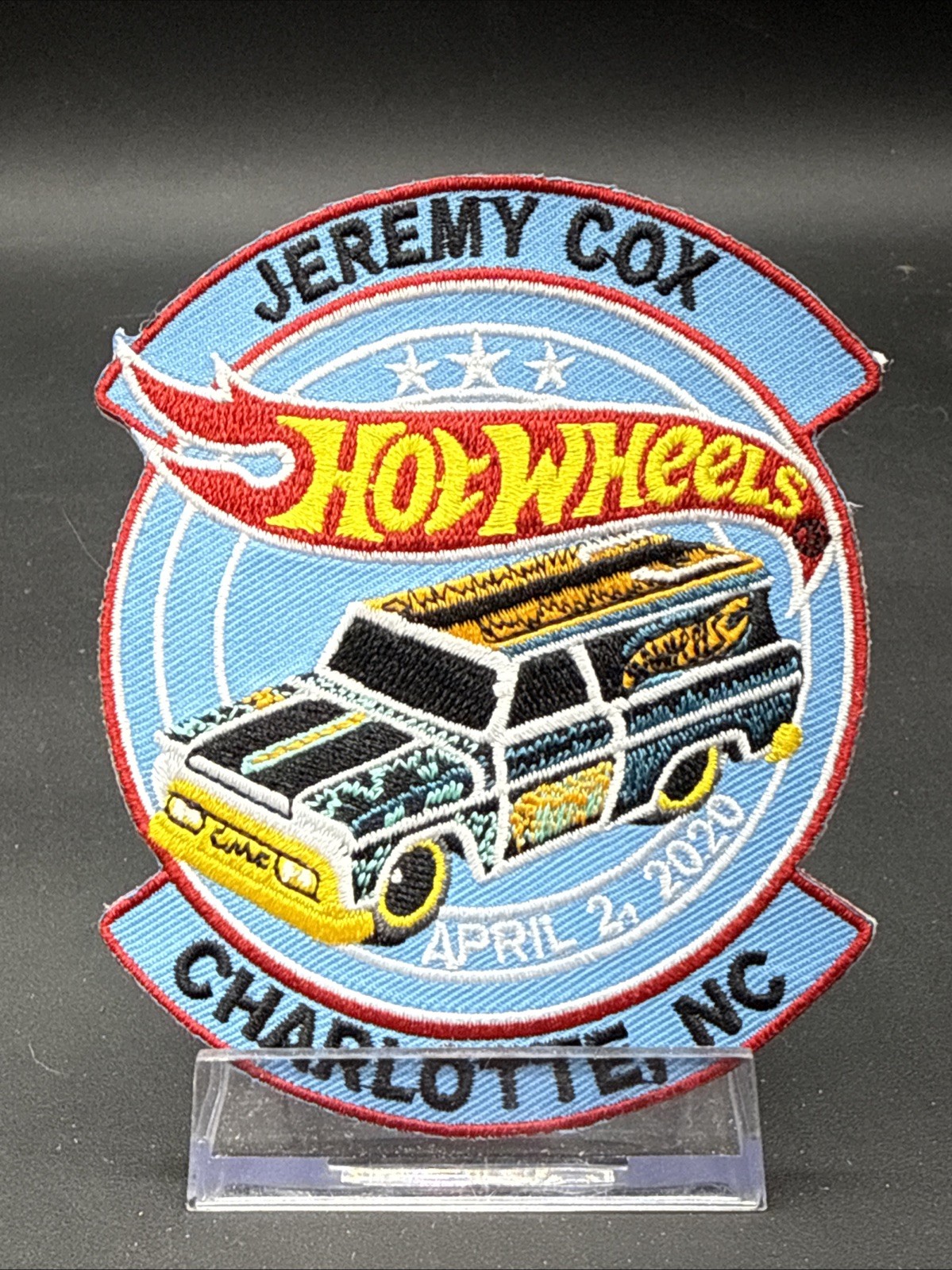 🎉2020 Hot Wheels Convention PATCH 64 GMC PANEL TRUCK DINNER Jeremy Cox