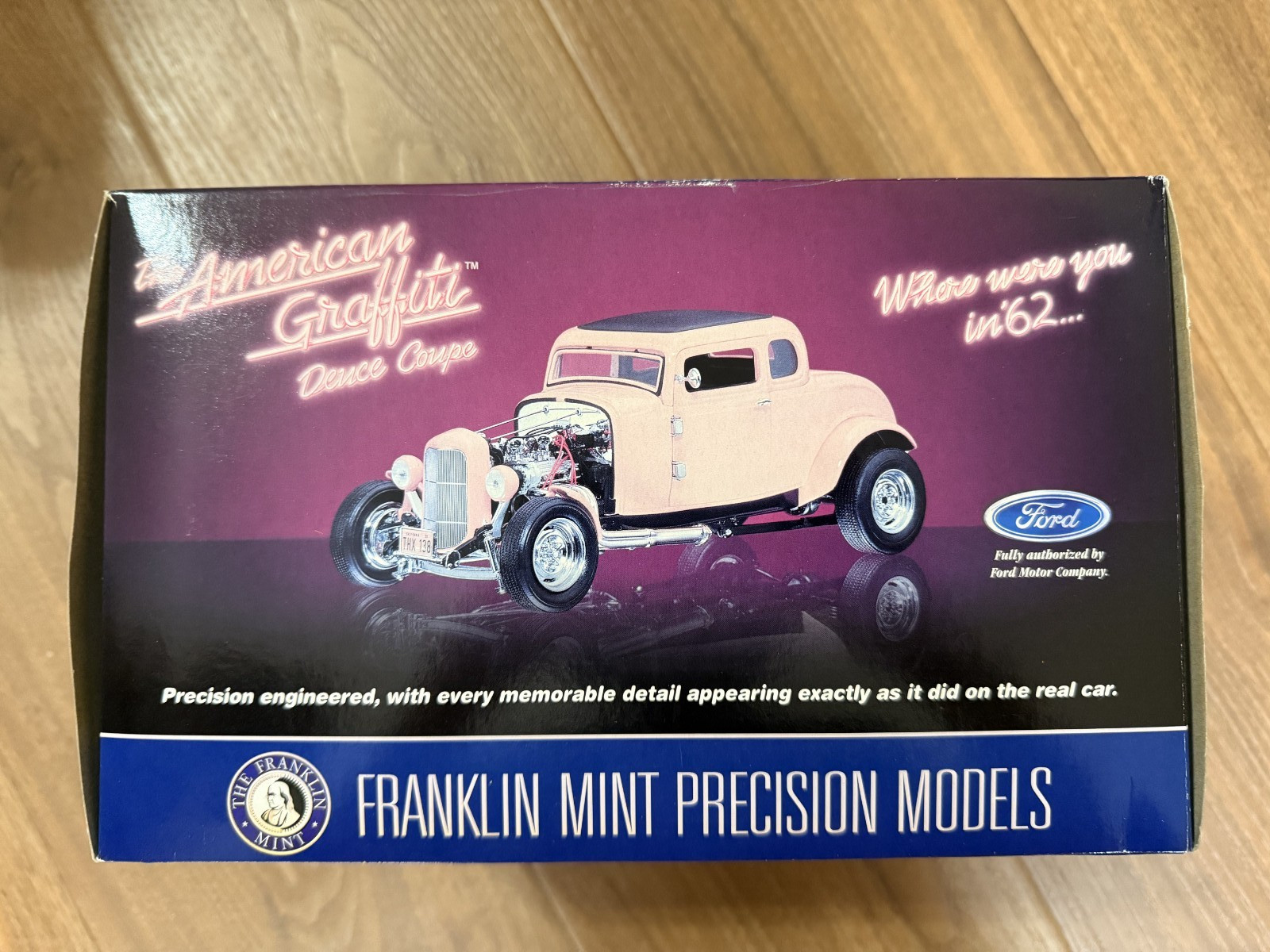 Franklin Mint 1932 Ford Deuce Coupe American Graffiti Precision Model 1:24 NIB