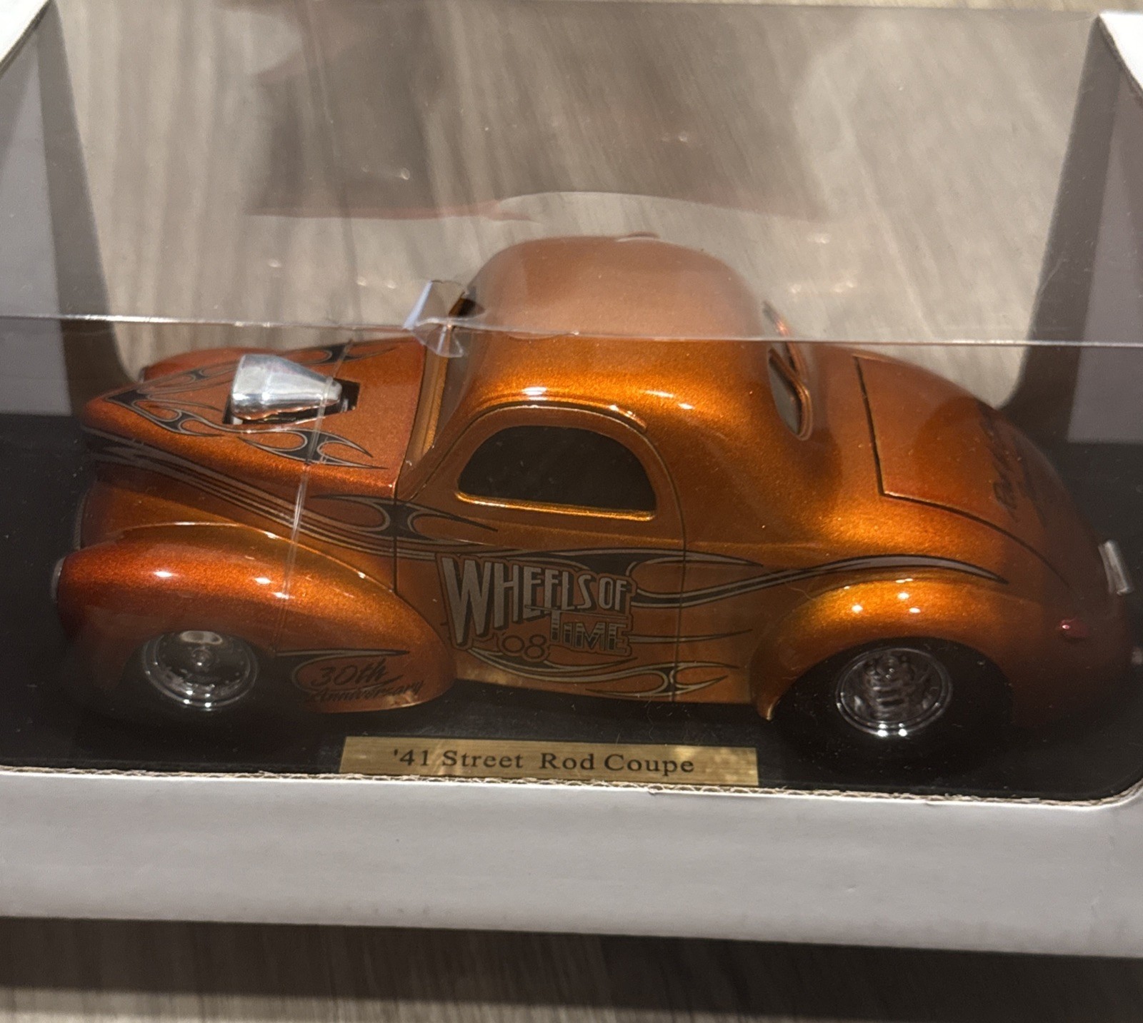 SpecCast 1941 Street Rod Coupe Wheels Of Time Orange (30th ANV) Macungie 2008