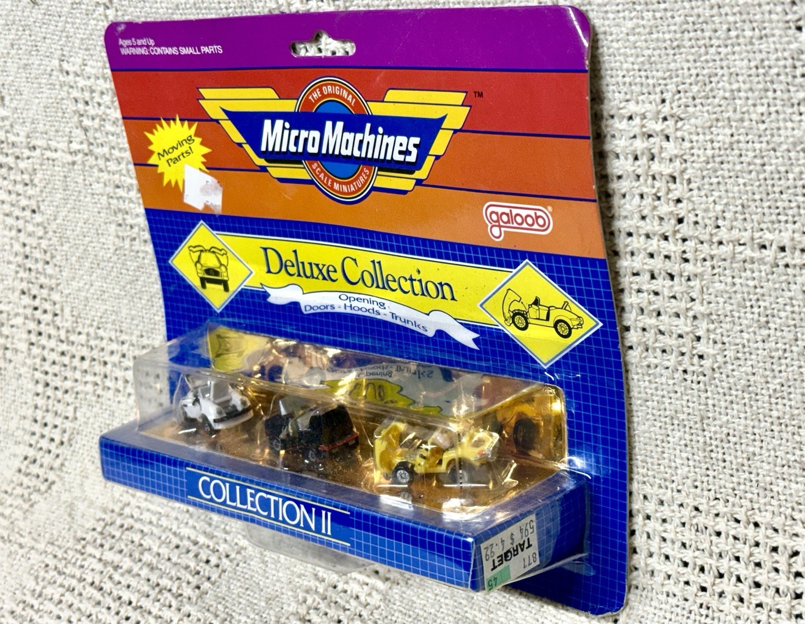 Micro Machines Deluxe Collection II Porsche Vette Jaguar 1988 Galoob