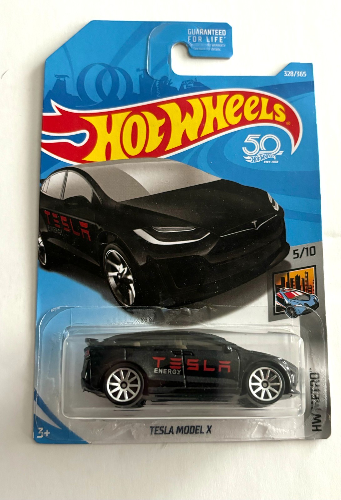 HOT WHEELS Tesla Model X black 328/365 Metro 5/10 drb