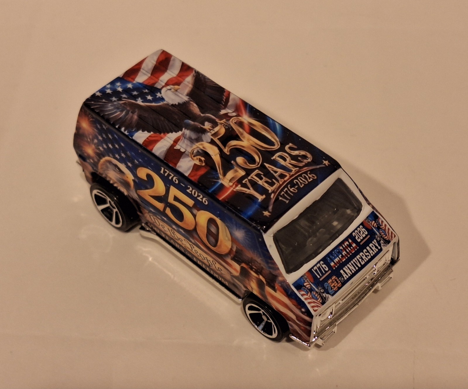 Hot Wheels ’70s Super Van {250TH ANNIVERSARY OF THE UNITED STATES} Custom #5