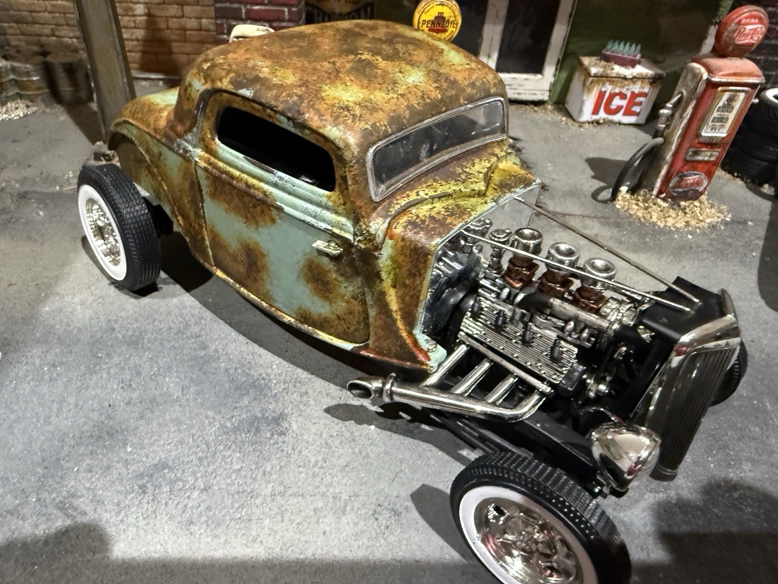 1932 Ford Rat Rod Rusty Weathered Patina 1/18 Diecast