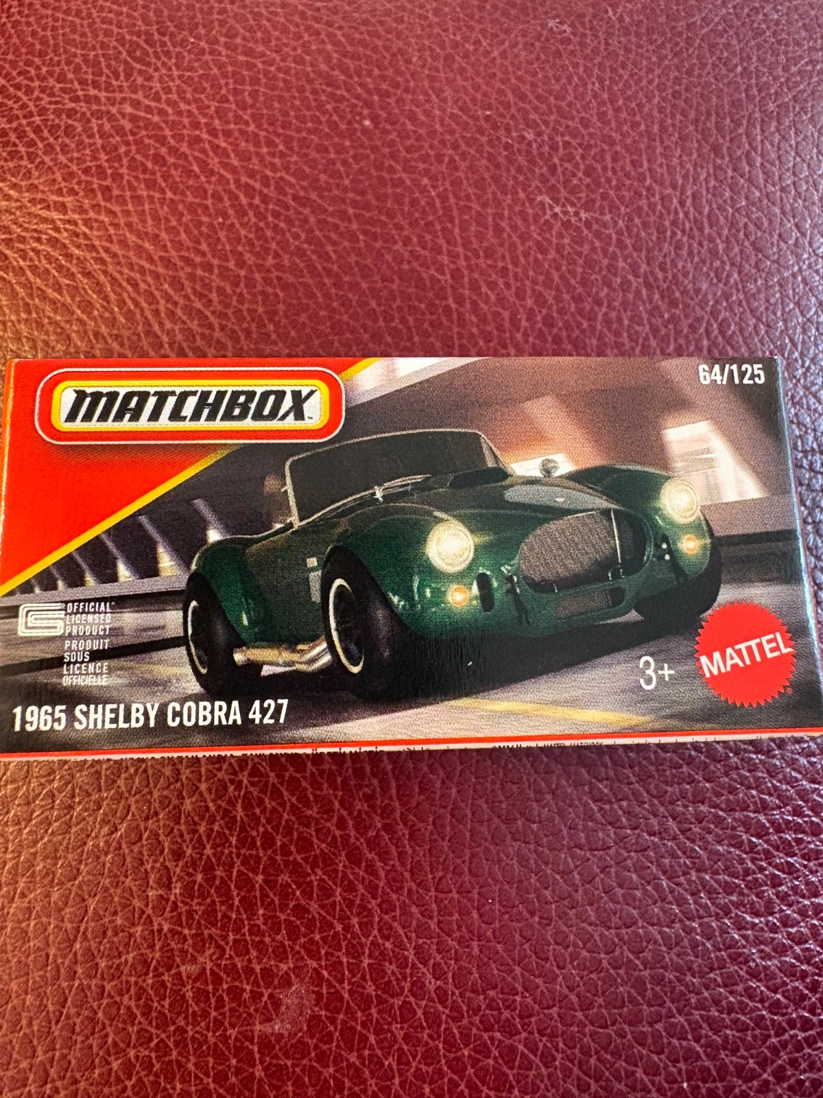 2026 Matchbox Power Grabs #64 1965 Shelby Cobra 427 DARK GREEN METALLIC | FSB