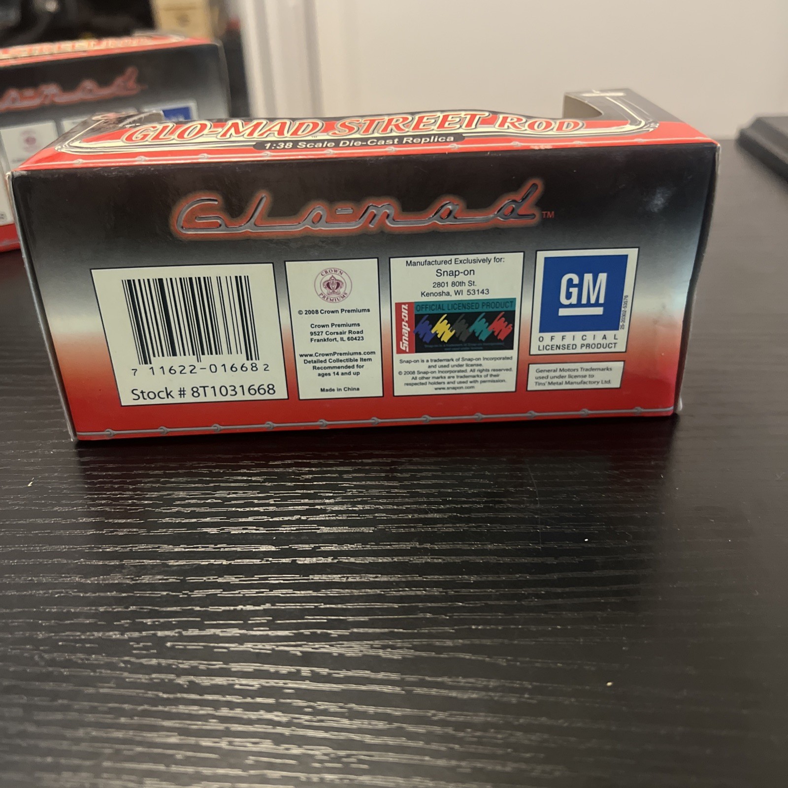 Glomad Snap On 1957 Chevy 1:38 Scale Die Cast Custom Replica 2008 RARE NICE NIB