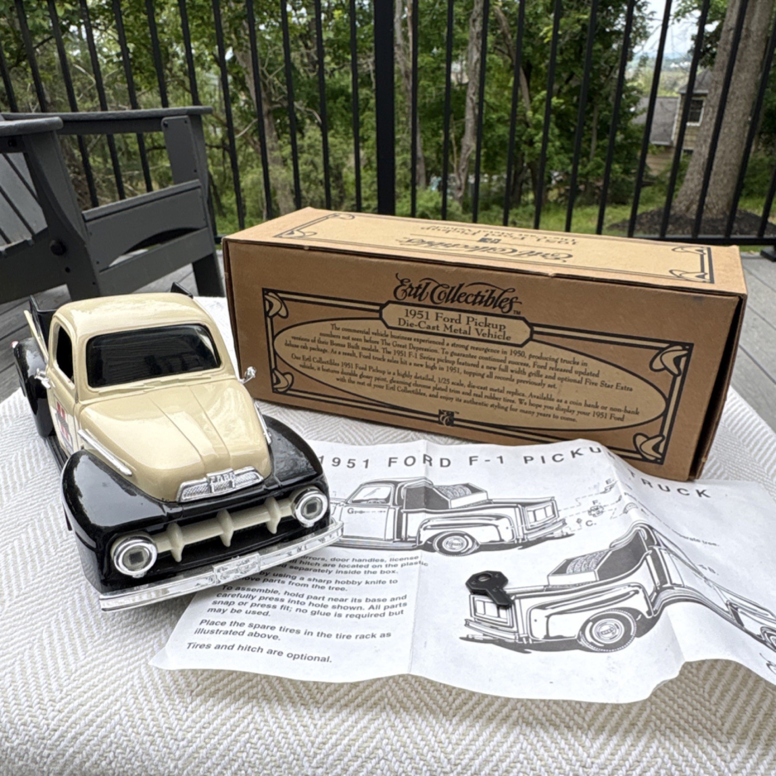 Ertl Collectibles 1:16 1951 Ford F-1 Pickup Truck Hercules Tires Diecast