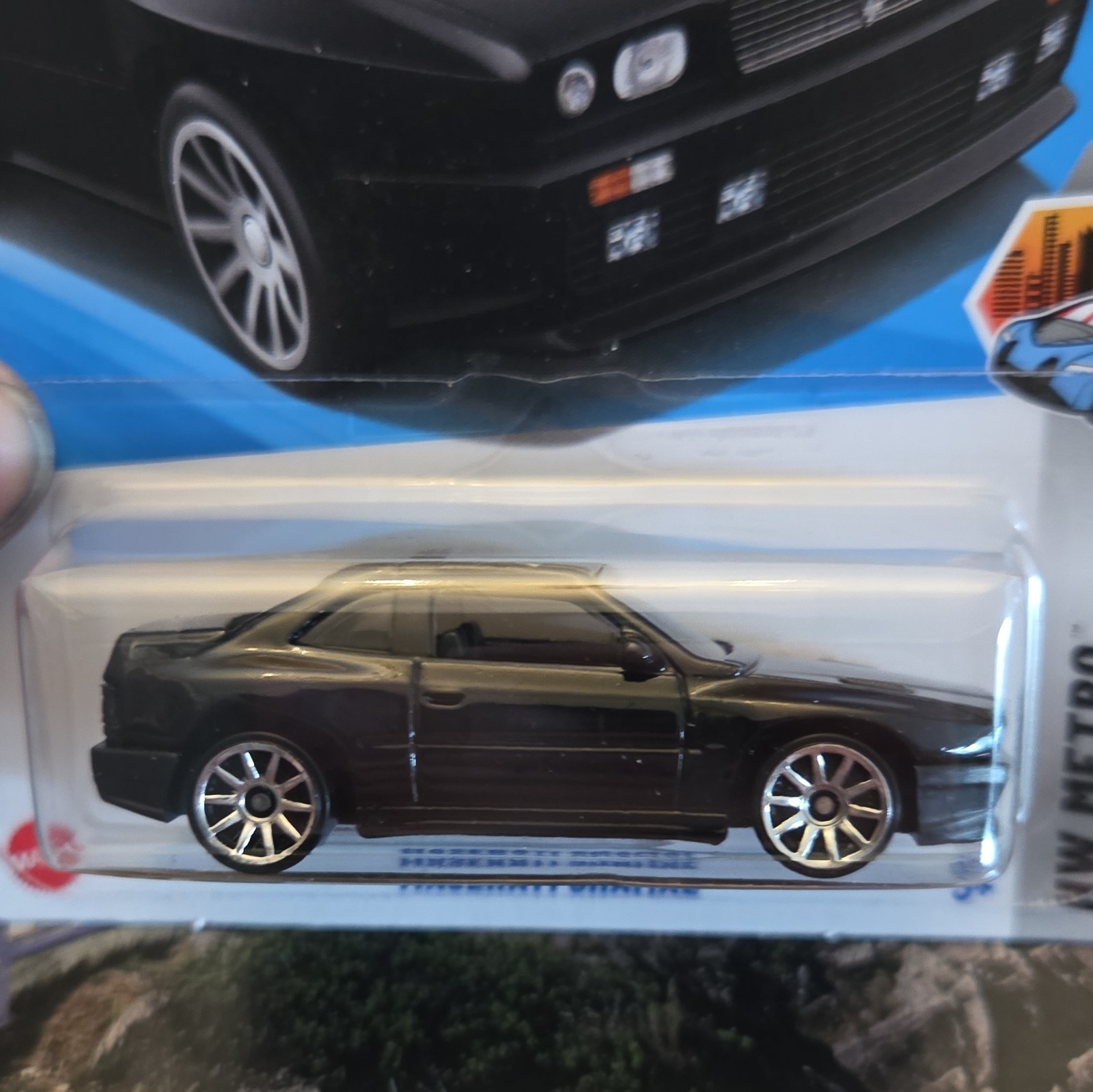 Hot Wheels HW Metro 1:64 1990 Maserati Shamal Black Diecast Car Unopened