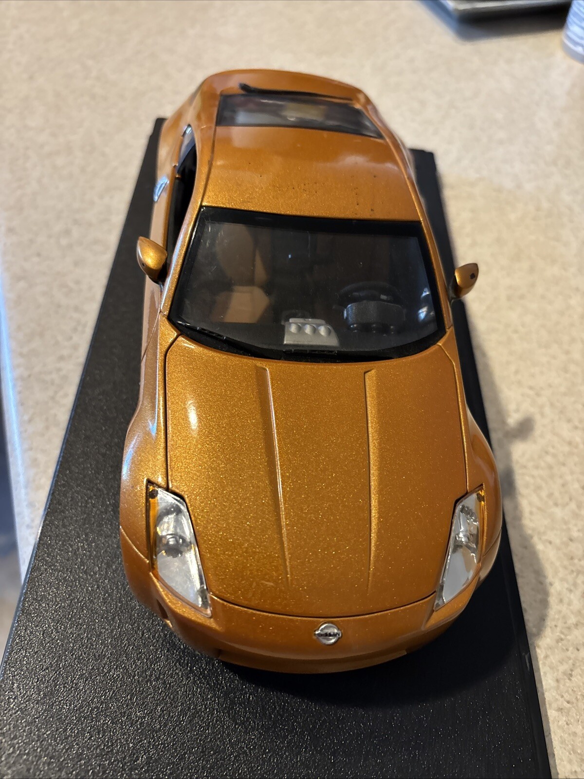Nissan Z With Stand Toy Car Collectible Diecast 4.5” x 9”